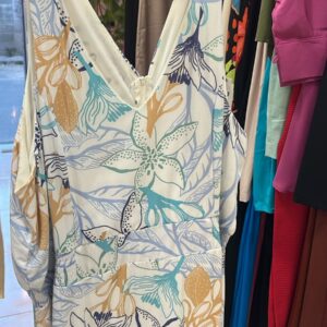 Vestido Plus Size Aqua