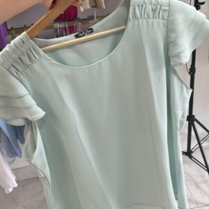 Blusa Crepe Manguinha