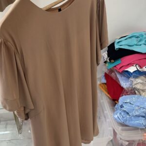 Blusa Plus Size Manga c/ Botão